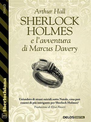 cover image of Sherlock Holmes e l'avventura di Marcus Davery